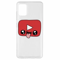 Чехол для Samsung A51 Cheerful YouTube - PrintSalon