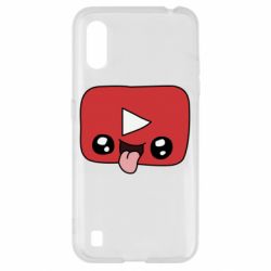 Чехол для Samsung A01/M01 Cheerful YouTube