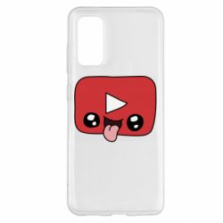 Чехол для Samsung S20 Cheerful YouTube - PrintSalon