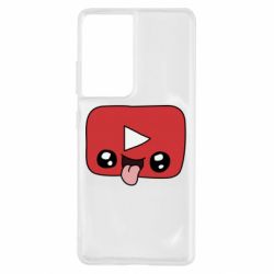 Чехол для Samsung S21 Ultra Cheerful YouTube - PrintSalon