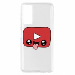 Чехол для Huawei P Smart 2021 Cheerful YouTube - PrintSalon