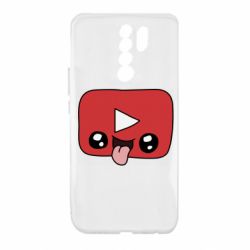 Чехол для Xiaomi Redmi 9 Cheerful YouTube - PrintSalon