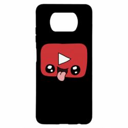 Чехол для Xiaomi Poco X3 Cheerful YouTube - PrintSalon
