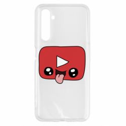 Чехол для Realme 6 Cheerful YouTube - PrintSalon