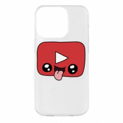Чехол для iPhone 14 Pro Cheerful YouTube - PrintSalon