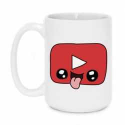 Чашка 420ml Cheerful YouTube - PrintSalon
