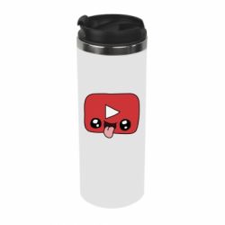 Термокружка Cheerful YouTube - PrintSalon