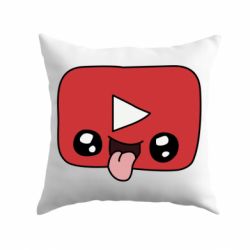 Подушка Cheerful YouTube - PrintSalon