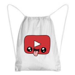 Рюкзак-мешок Cheerful YouTube - PrintSalon