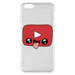 Чехол для iPhone 6 Plus/6S Plus Cheerful YouTube - PrintSalon