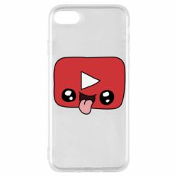 Чехол для iPhone 7 Cheerful YouTube - PrintSalon