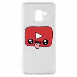 Чехол для Samsung A8+ 2018 Cheerful YouTube - PrintSalon
