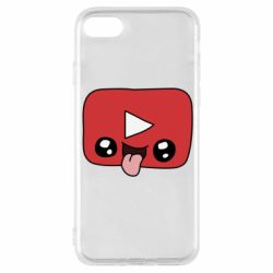 Чехол для iPhone 8 Cheerful YouTube - PrintSalon