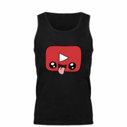 Мужская майка Cheerful YouTube - PrintSalon