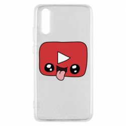 Чехол для Huawei P20 Cheerful YouTube - PrintSalon