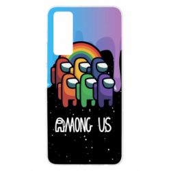 Чехол для Huawei P Smart 2021 Among Us art paints - PrintSalon