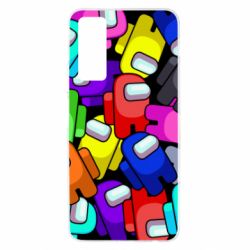 Чехол для Huawei P Smart 2021 Among us multicolored - PrintSalon