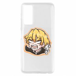 Чехол для Huawei P Smart 2021 Angry Zenitsu Agatsuma - PrintSalon