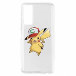 Чехол для Huawei P Smart 2021 Ash's hat Pikachu - PrintSalon