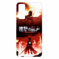 Чехол для Huawei P Smart 2021 Attack of the Titans - PrintSalon