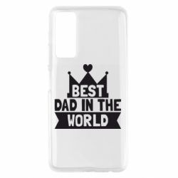 Чохол для Huawei P Smart 2021 Best dad in the world - PrintSalon