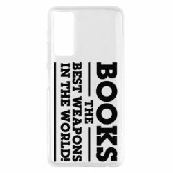 Чехол для Huawei P Smart 2021 Books the best weapons in the world - PrintSalon