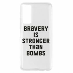 Чехол для Huawei P Smart 2021 Bravery is stronger - PrintSalon