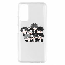 Чехол для Huawei P Smart 2021 BTS Cute Art