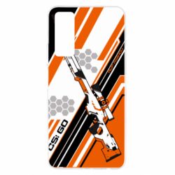 Чохол для Huawei P Smart 2021 CS: GO AWP Asiimov Skin - PrintSalon