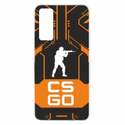 Чохол для Huawei P Smart 2021 CS GO Chip Texture - PrintSalon