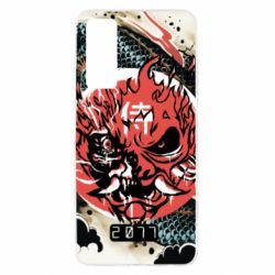 Чохол для Huawei P Smart 2021 Cyberpunk 2077 Dragon - PrintSalon