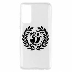 Чехол для Huawei P Smart 2021 Динамо Киев: мяч, колоски лого