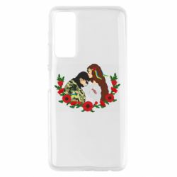 Чехол для Huawei P Smart 2021 Дівчина цілує солдата