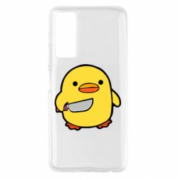 Чохол для Huawei P Smart 2021 Duckling With A Knife - PrintSalon
