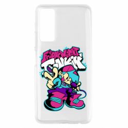 Чехол для Huawei P Smart 2021 FnF Boy And Logo-PrintSalon Чехол для Huawei P Smart 2021 FnF Boy And Logo