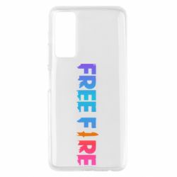 Чехол для Huawei P Smart 2021 Free fire gradient logo - PrintSalon