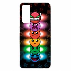 Чохол для Huawei P Smart 2021 Geometry Dash Levels - PrintSalon