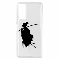 Чехол для Huawei P Smart 2021 Ghost Of Tsushima Silhouette - PrintSalon