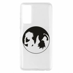 Чехол для Huawei P Smart 2021 Гун и Киллуа Инь Янь - PrintSalon