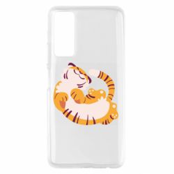 Чехол для Huawei P Smart 2021 Happy tiger - PrintSalon