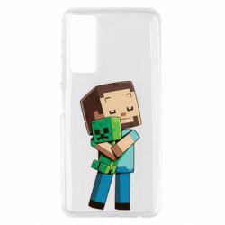 Чохол для Huawei P Smart 2021 Heroes from Minecraft - PrintSalon