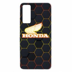 Чохол для Huawei P Smart 2021 Honda color logo - PrintSalon