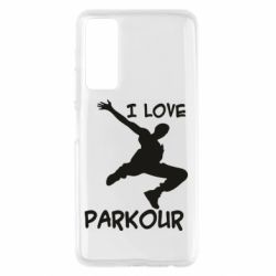 Чехол для Huawei P Smart 2021 I love parkour - PrintSalon