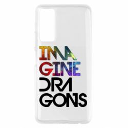 Чехол для Huawei P Smart 2021 Imagine Dragons and space - PrintSalon