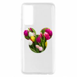 Чохол для Huawei P Smart 2021 Inner world flowers mickey mouse