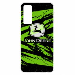 Чохол для Huawei P Smart 2021 John Deere and green background - PrintSalon