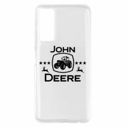 Чехол для Huawei P Smart 2021 John Deere and tractor fanArt - PrintSalon