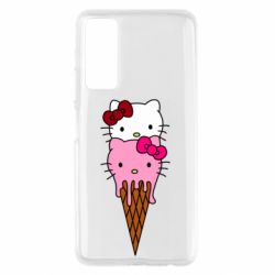 Чехол для Huawei P Smart 2021 Kitty ice cream - PrintSalon