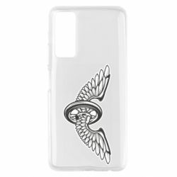 Чехол для Huawei P Smart 2021 Колесо и крылья - PrintSalon