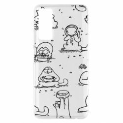 Чохол для Huawei P Smart 2021 Кіт Саймона - PrintSalon